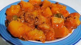 طبيخ القرع السوداني بلمسه مصريه butternut squash recipe