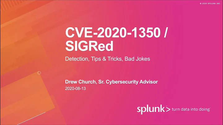 SIGRed - Monitoring and Detecting with Splunk