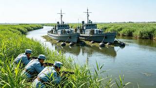 日軍偷襲水路以為大勝，下一秒船底被炸穿，一個都跑不掉！