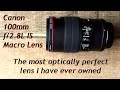 Review Of The Canon EF 100mm f/2.8L IS Macro Lens