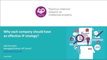 4iP Council Free Webinar - Why your intellectual property strategy matters - tips and pitfalls