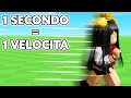 Ogni Secondo Sei Piu Veloce Su Roblox!?!