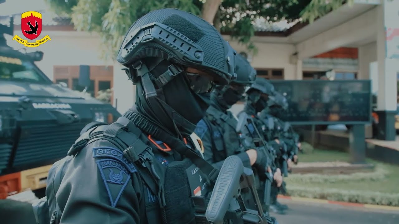 HADIRNYA PASUKAN GEGANA || SATBRIMOB POLDA JATENG