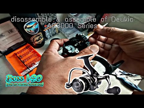 How to Clean Deukio AC3000 Spinning Reel / Boss LEO 