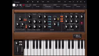 Moog Model D App - A Drone