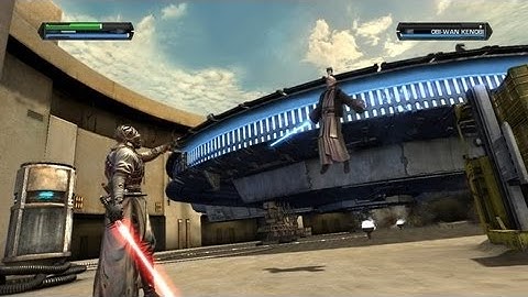 Star Wars the Force Unleashed - Lord Starkiller vs Boba Fett, Obi Wan Kenobi & Obi Wan