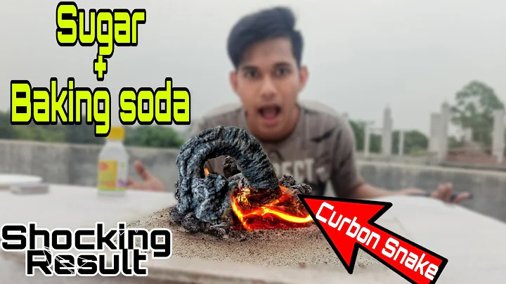 Baking Soda And Sugar Snake | How To Make Black Fire Snake !