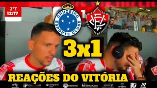 REAÇÕES DOS TORCEDORES DO VITÓRIA - CRUZEIRO 3X1 VITÓRIA [ BRASILEIRÃO SÉRIE A 2024 ]