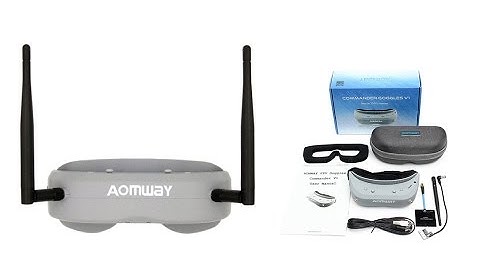 Aomway Commander Goggles V1 2D 3D 40CH 5.8G FPV Video Headset Support HDMI DVR Headtracker