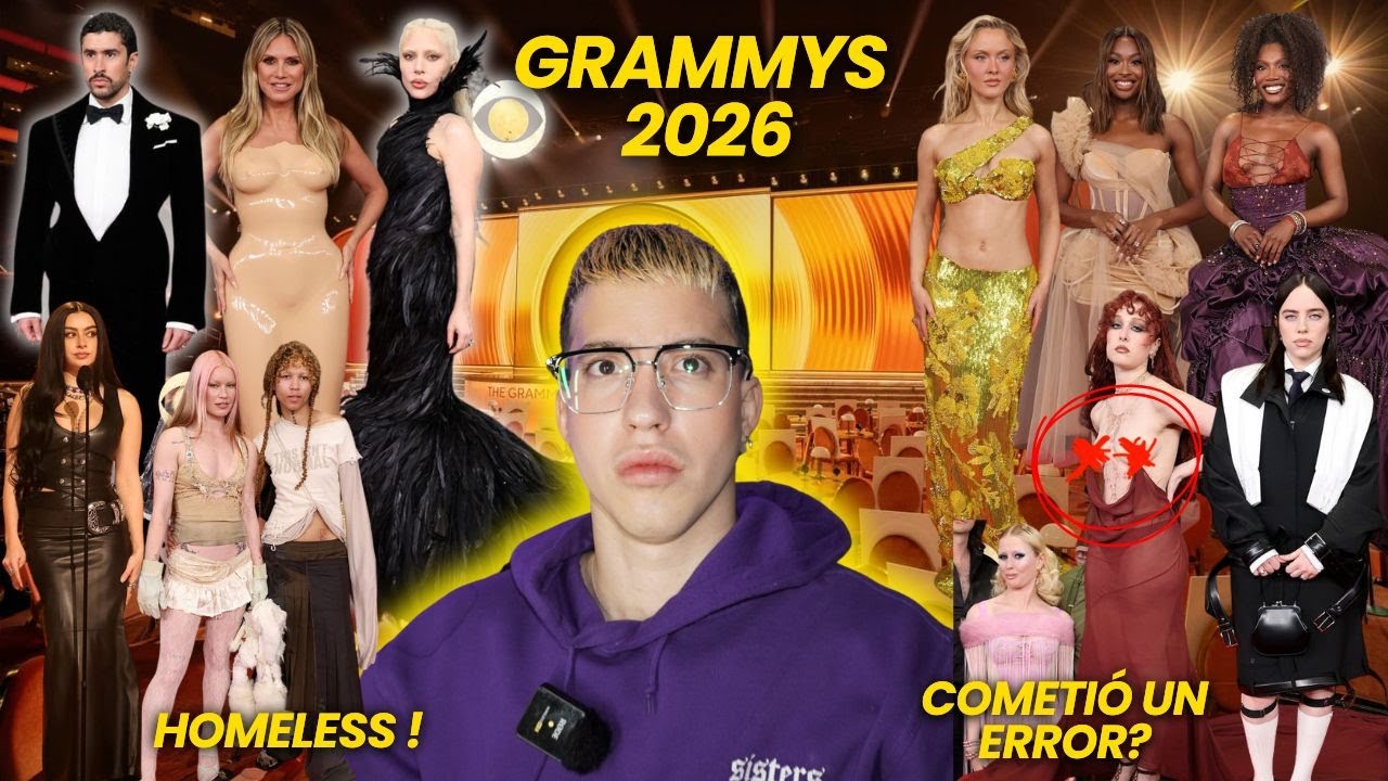 MEJORES Y PEORES VESTIDOS DE LOS GRAMMYS 2026 | ADRIAN PEACHY 🍑
