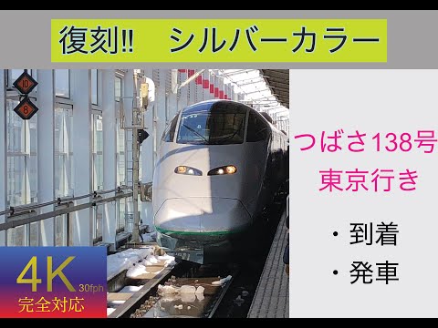 復刻‼︎ シルバーカラーのE3系　到着・発車　音声編集無し
