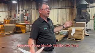 Online Only Auction - Johnson Press 90 Ton - August 27Th 7Pm - Dutton Equipment Auctions