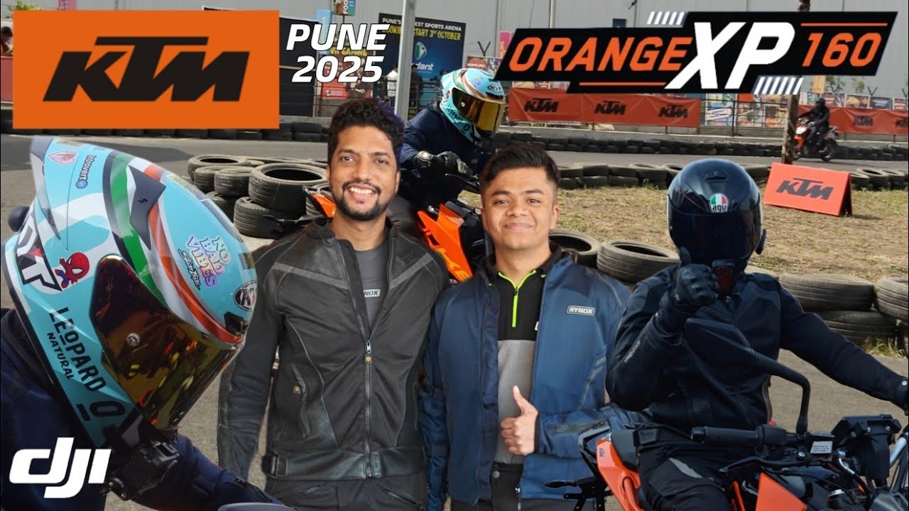 THE ORANGE XP 160 KTM PUNE 2025 | TRACK DAY | MET 