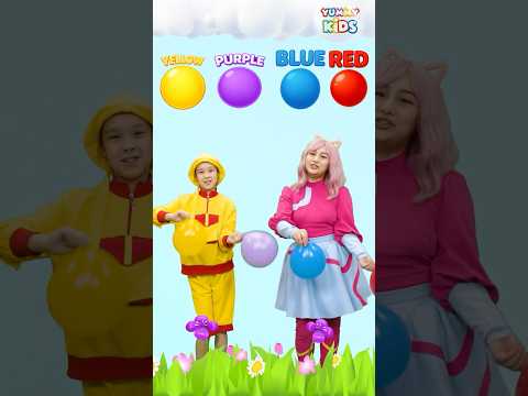 Funny Colorful Balloons | #yummykids #shorts