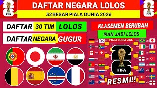 GILA! TANJUNG VERDE & IRAN LOLOS? Daftar 28 Tim Lolos 32 Besar Piala Dunia 2026 Hari Ini