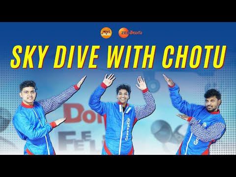Sky Diving With Chotu | SaReGaMaPa | Hey Chotu | Zee Telugu | Chai Bisket