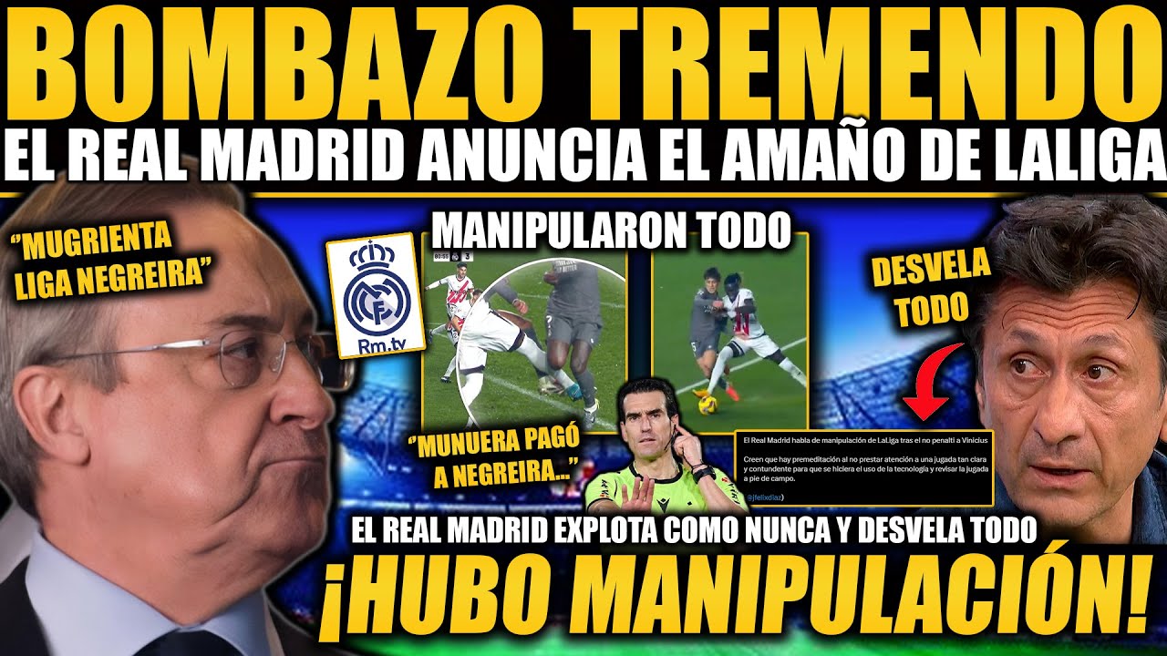 EL REAL MADRID EXPLOTA ¡Y DENUNCIA UN AMAÑO EN LA COMPETICIÓN! AHORA ...