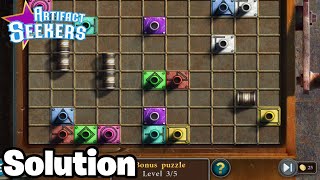 Artifact Seekers - Bonus Puzzle Level 3 Connect colored lines - EP. 4 Solution