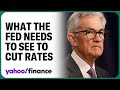 Inflation: 2 things the Fed needs to see to cut rates