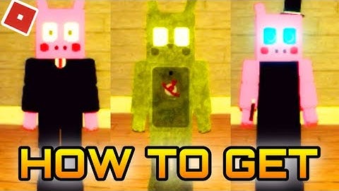 How to get “WALL”, “SPRINGTRAP” & “MAGICIAN” BADGES + SKINS in PIGGY RP [W.I.P] - ROBLOX