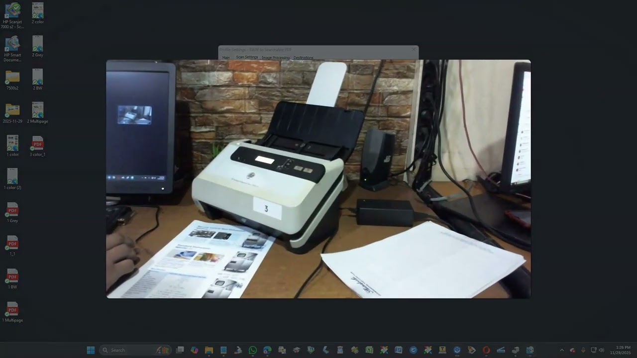 Scanner hp scanjet Enterprise 7000s2 unit 3