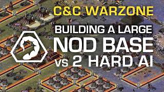 Command  & Conquer: Tiberian Sun WarZone | Building a Large Nod Base VS 2 Hard GDI