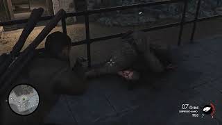 Sniper Elite 4 - Funny Enemy Death, Glitch