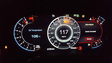 2016 CTS-V   V3 - ACCELERATION  271 kmh