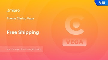 Free Shipping | Theme Clarico Vega V18