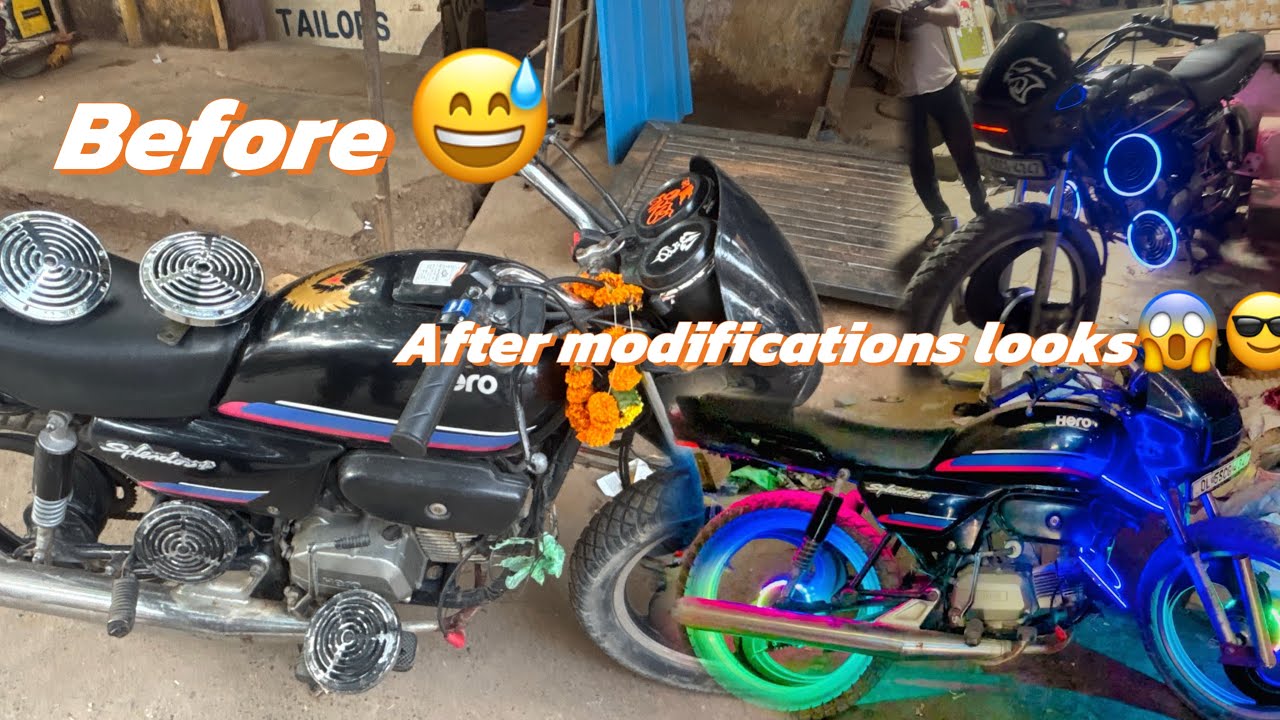 Splendor Bike Modified with 4 Horns | Loudest Horn Test 🔥