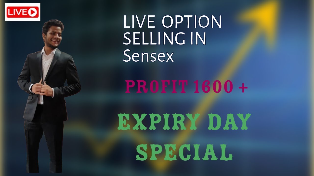 Live Option Selling in Sensex || 09/02/24 || Sensex kay Expiry may ...