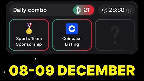 Dropee Daily Combo 08 & 09 December | Dropee Daily Combo Today | Today Dropee Combo Card |