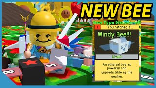 Buying The New Gifted Windy Bee in Roblox Bee Swarm Simulator Update