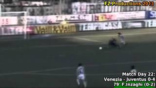 Serie A 1999-2000, day 22 Venezia - Juventus 0-4 (F.Inzaghi 1st goal)