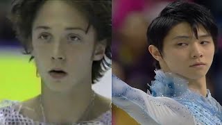 Yuzuru Hanyu & Johnny Weir - Otoñal Comparison