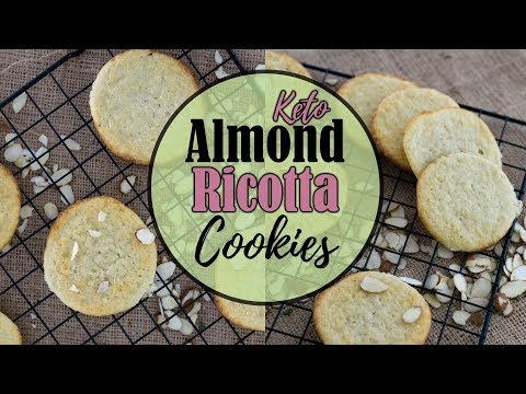 Keto Ricotta Almond Cookies | Soft and Chewy