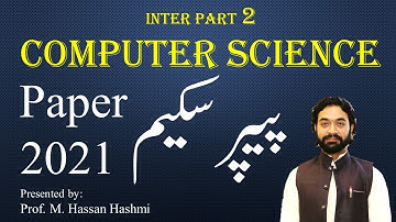pairing scheme 2021 inter part 2 computer science | by M. Hassan Hashmi | #csclassroom