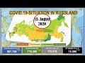Corona Virus Situation in den Regionen der Russischen Föderation Stand 13  August 2020