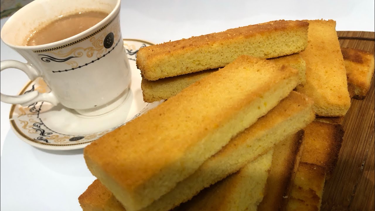 Apple Cake Rusk Recipe 🍎 | Without oven |without butter | Tea time cake ...