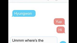 Hyungwonho TextingStory // Starbucks 2won