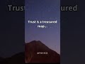Trust is a treasured map   #shorts