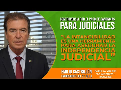 EXPRESIDENTE DEL SUPERIOR TRIBUNAL ENTRE RÍOS HABLÓ SOBRE GANANCIAS A JUDICIALES