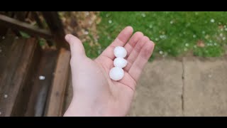 Severe Storm With Quarter To Golf Ball Size Hail Hits Mexico, Missouri On 3-31-23
