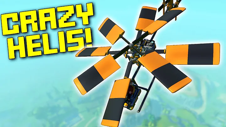 Try Not To Get Mind Blown Seeing These Helicopters - Scrap Mechanic Workshop Hunters