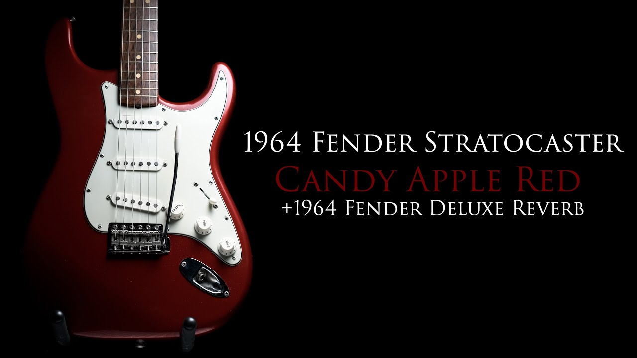 IMMACULATE 1964 Fender Stratocaster in Candy Apple Red and a 1964