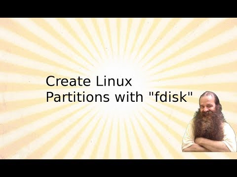 Create Linux Partitions with fdisk