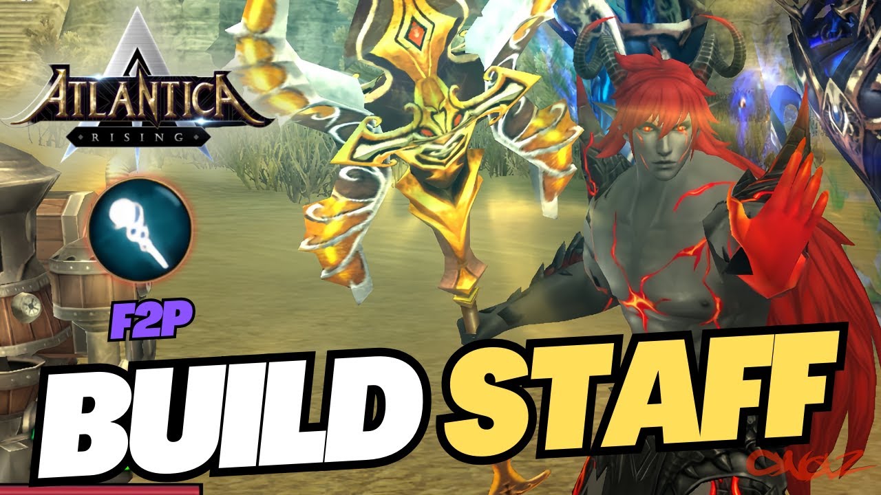 BUILD STAFF CLASS THE BEST FARMING DAN LEVELING - Atlantica Rebirth Indonesia
