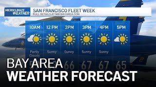 Bay Area Forecast: Overnight Shower and Warmer Weekend
