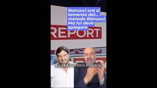 Paragone Ranucci Ora Si Lamenta Del Metodo Ranucci? Ma Ora Lui Deve Spiegare