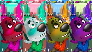 Colors Reaction Talking Tom Gold Run New Update Halloween 2024  Candy Side world ZOMBIE BEN Gameplay screenshot 1